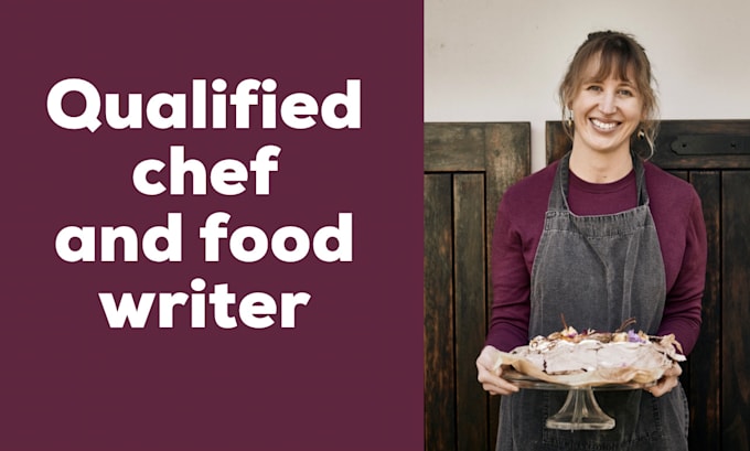 write SEO optimized food blogs and content