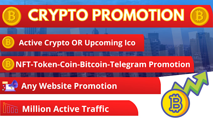 marketing ico or cryptocurrency, nft, website