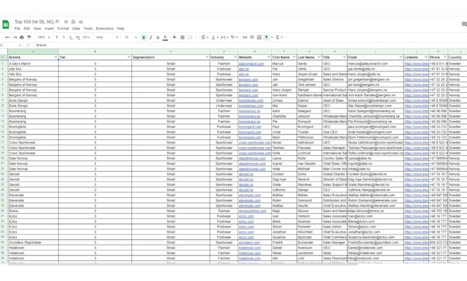 do web research and data scraping