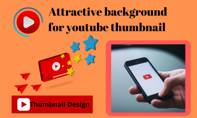 Attractive background for youtube thumbnail and design by Ex_marketings |  Fiverr