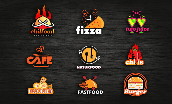 Design restaurant pizza fast food cafe bbq bakery logo by Tanupro | Fiverr