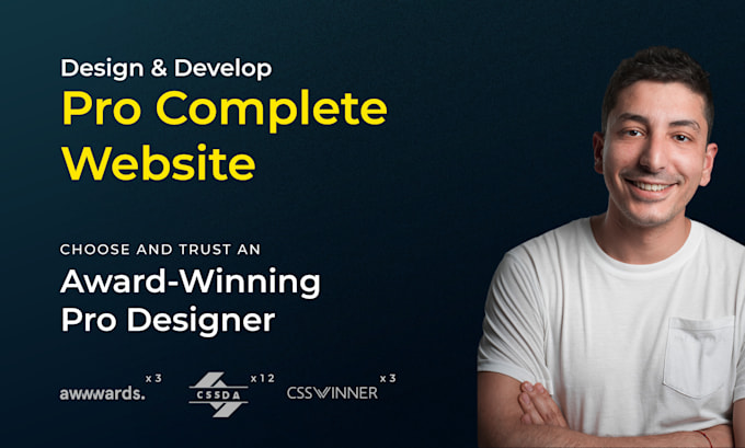 create a complete professional website or ecommerce store
