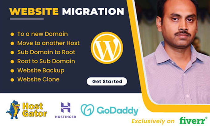 move or transfer wordpress website to a new domain or hosting