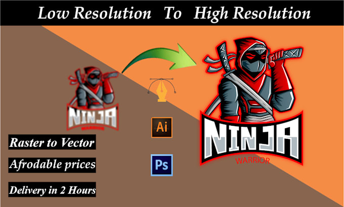 do professional vector tracing logo to vector