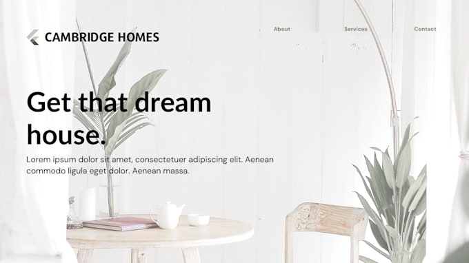 create a website mockup or a responsive website with canva