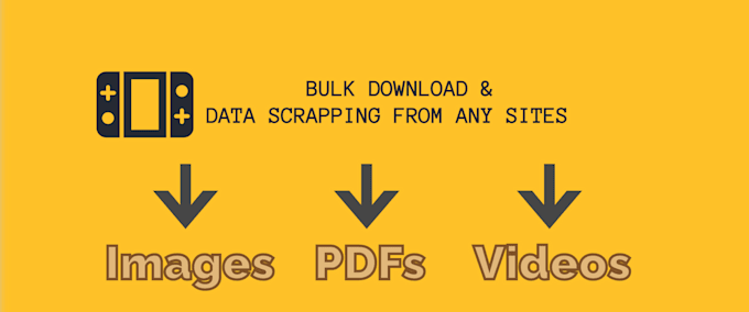 do bulk download images and pdfs, data extraction in python