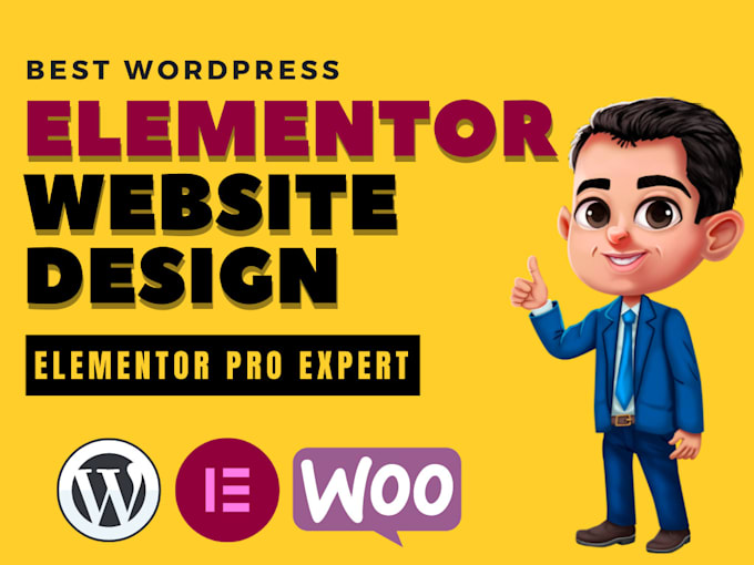 design wordpress website with elementor pro