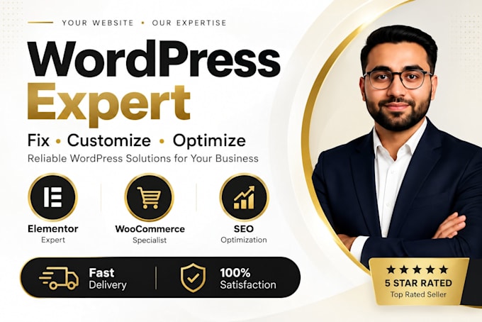 customize, update and edit wordpress website fast