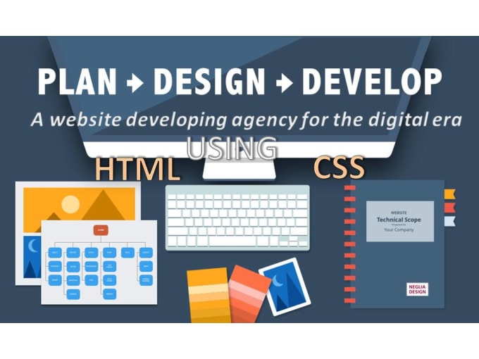 Develop a responsive website using html, css and bootstrap by Shafaq ...