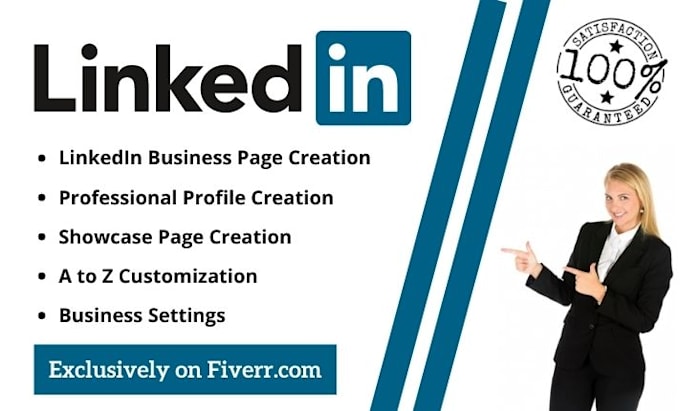 Create professional linkedin business page or profile and optimization ...