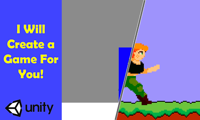 make a full unity game with anything you want