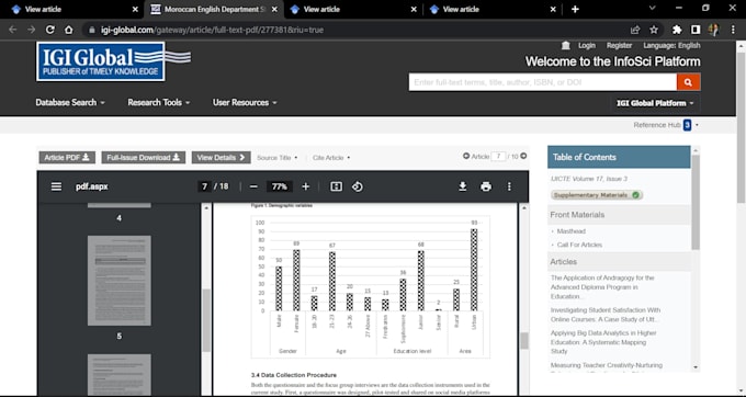 assist to publish articles in indexed journals