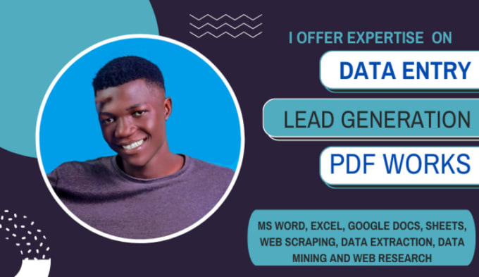 Data entry jobs lead generation typing and pdf conversion