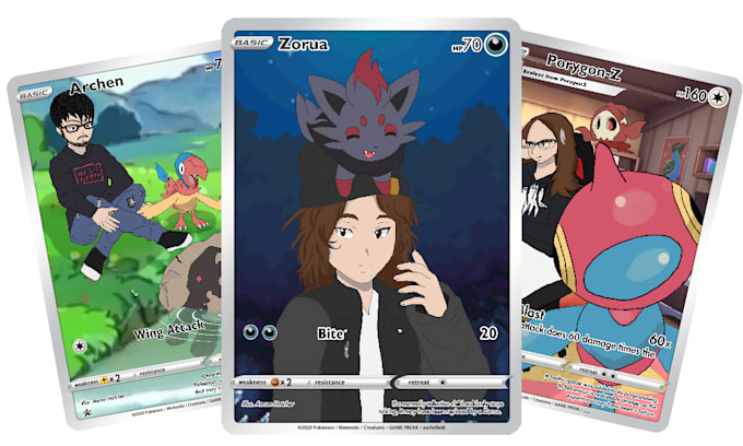 create custom pokemon card art