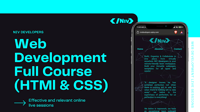 Teach the basics of web development html and css by Thekarunakar | Fiverr