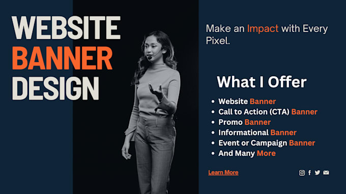 design shopify banner or hero image for your website