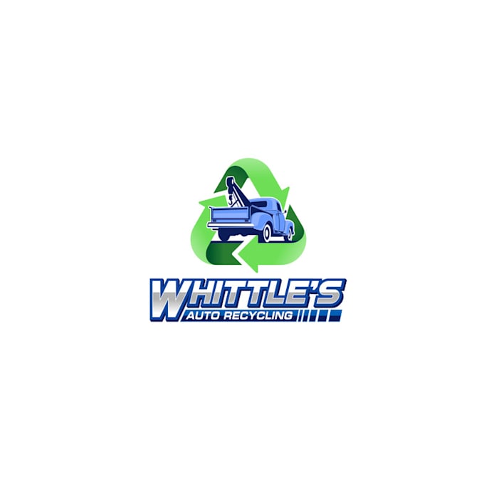 design eye catching towing and recycling logo with package