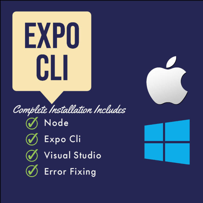 Install expo cli on your system and fix existing errors by Shahroz ...