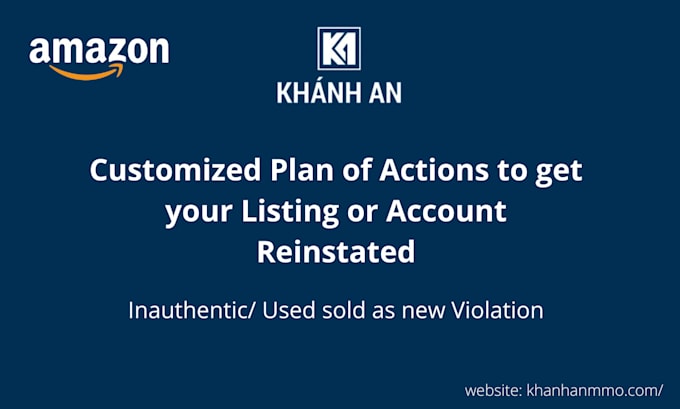 write poa for reinstating amazon inauthentic, used sold as new suspension