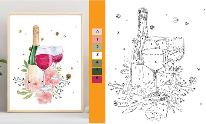 create paint by numbers