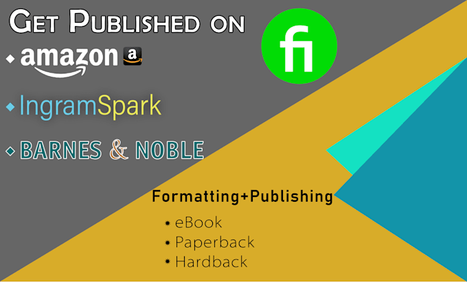Publish your book on amazon kdp and barnes and noble by Wikkie_x | Fiverr