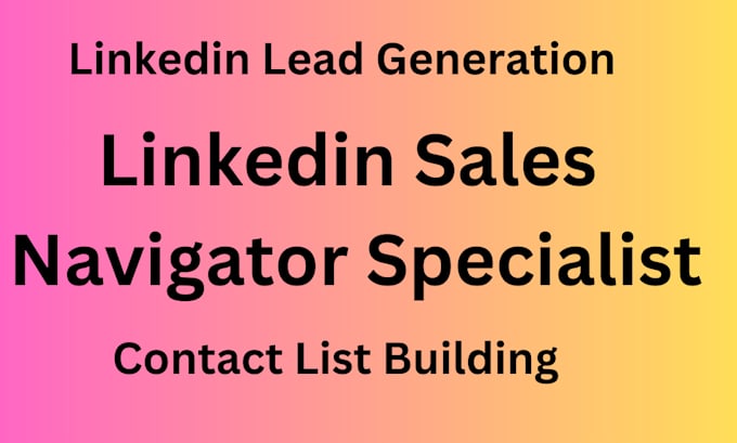 do target email finding, linkedin sales navigator specialist
