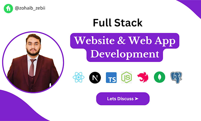 be full stack web developer, website development, backend front end developer