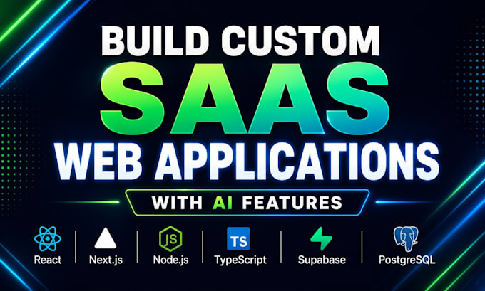build custom saas web applications with ai features