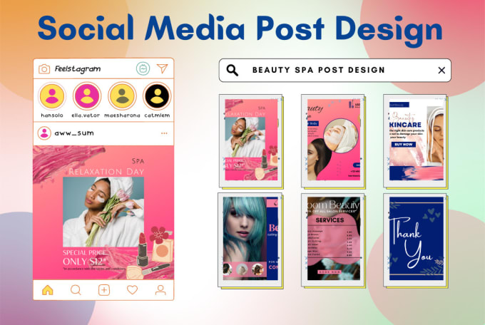 Do social media post design for instagram facebook ads banners by ...