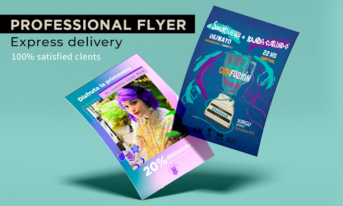 design a professional flyer or poster to your business