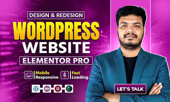 build a wordpress website as an elementor pro expert