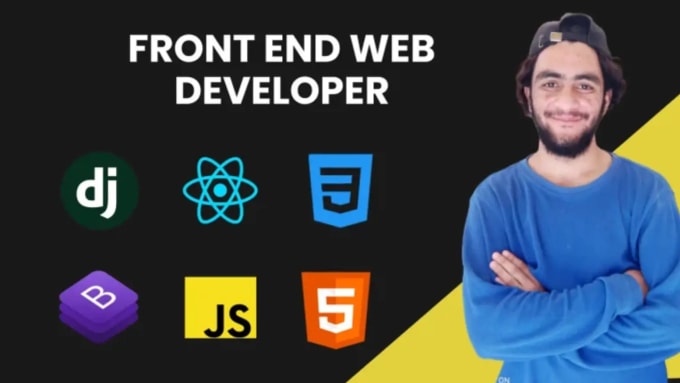 Be Your Front End Web Developer Using Html Css Bootstrap By Saadjaved Fiverr