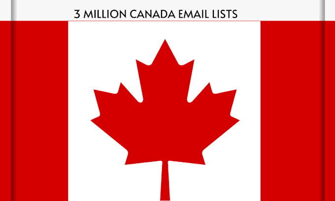 provide 3 million canadian email list