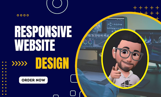 Create modern responsive website design using html, css, js by ...