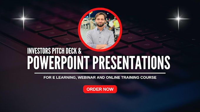 do presentation design with PPT slides and webinar course video