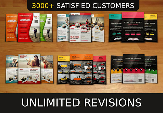 design a flyer, brochure in less than 6 hours