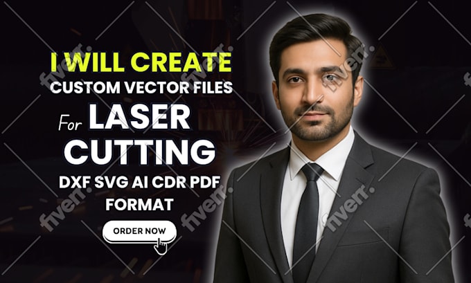 create vectorize image files for laser cutting in dxf svg ai cdr pdf