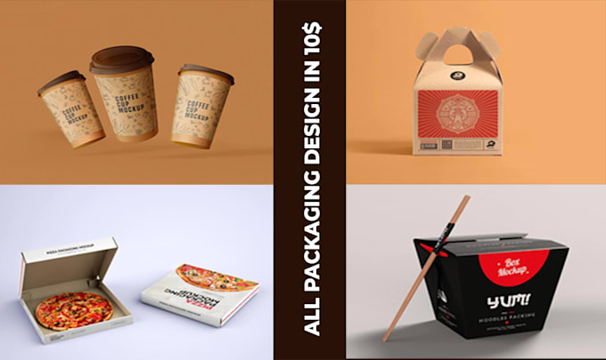 amazon product packaging label design and cosmetic box