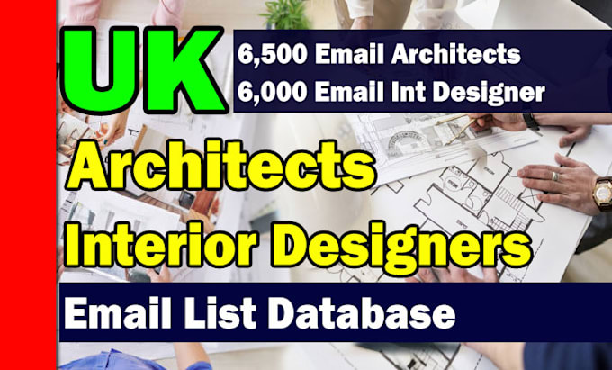 uk interior designer architects email database email list