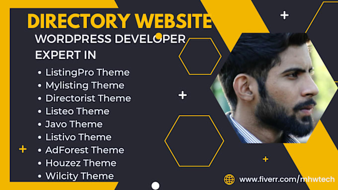 make directory website using mylisting, listingpro,listeo theme
