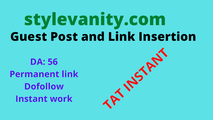 guest post and link building on stylevanity