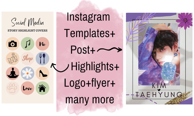 Design aesthetic instagram templates feeds highlights by Rupalsahani Design aesthetic instagram templates feeds highlights by Rupalsahani