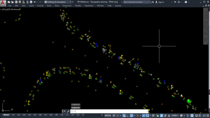 make topographic survey, land surveying map, contours map