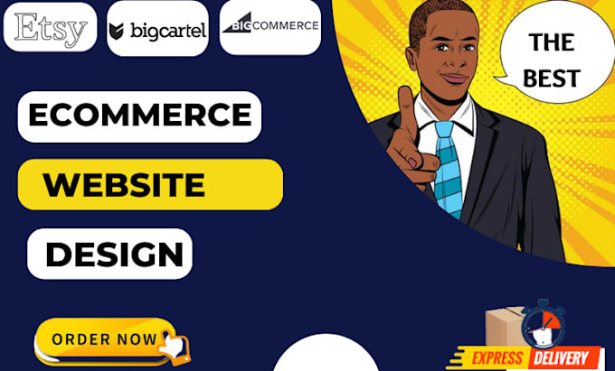 design big cartel, bigcommerce store, etsy shop setup