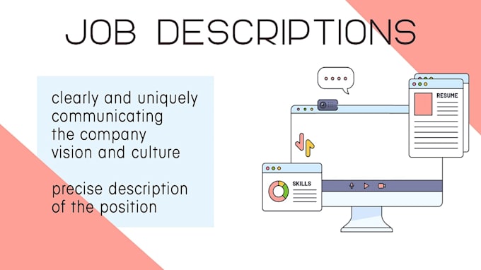 write job descriptions in slovak and english
