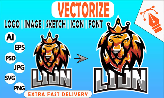 do manual, vector tracing, modify, vectorize, re edit logo, jpg to vector