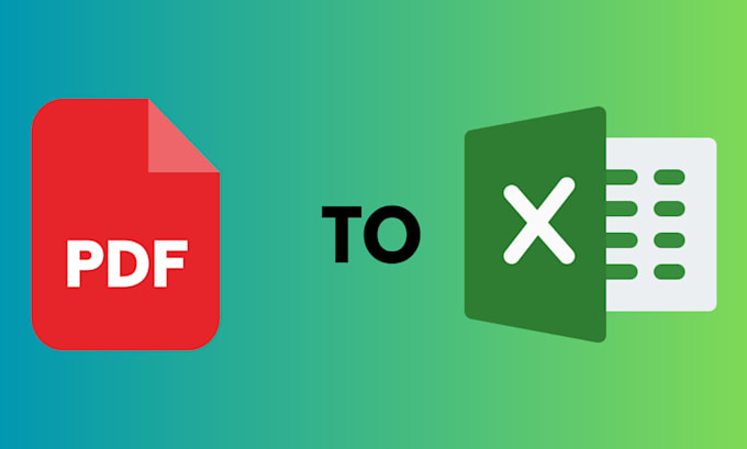 convert PDF to excel
