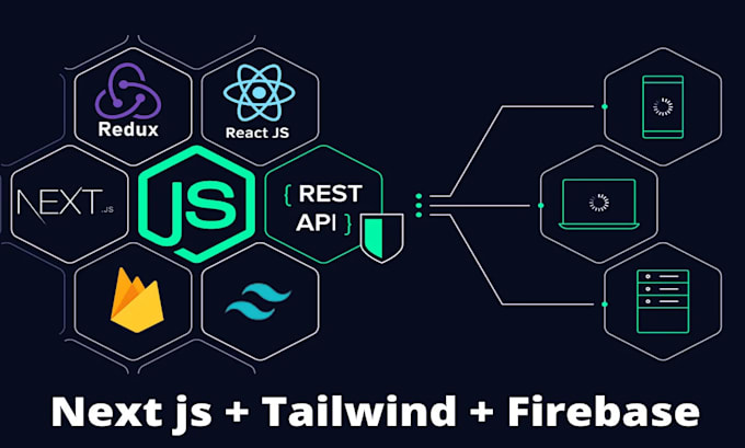 Build react js next js website with tailwind css by Ahmadch2444 | Fiverr