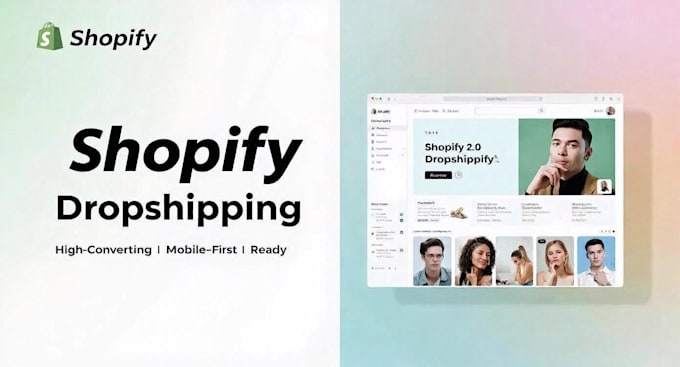 design a 2025 high converting shopify  dropshipping store ready to sell