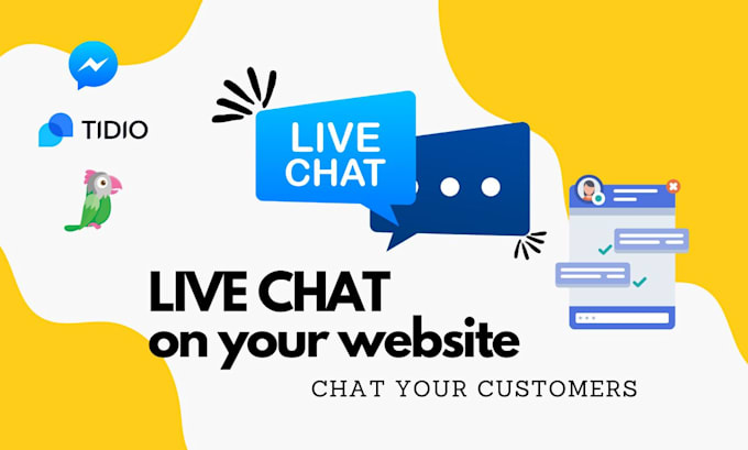 add live chat messaging for your website